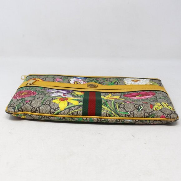 Gucci #8AFDUQ Ophidia Flora Pouch - Picture 4 of 8